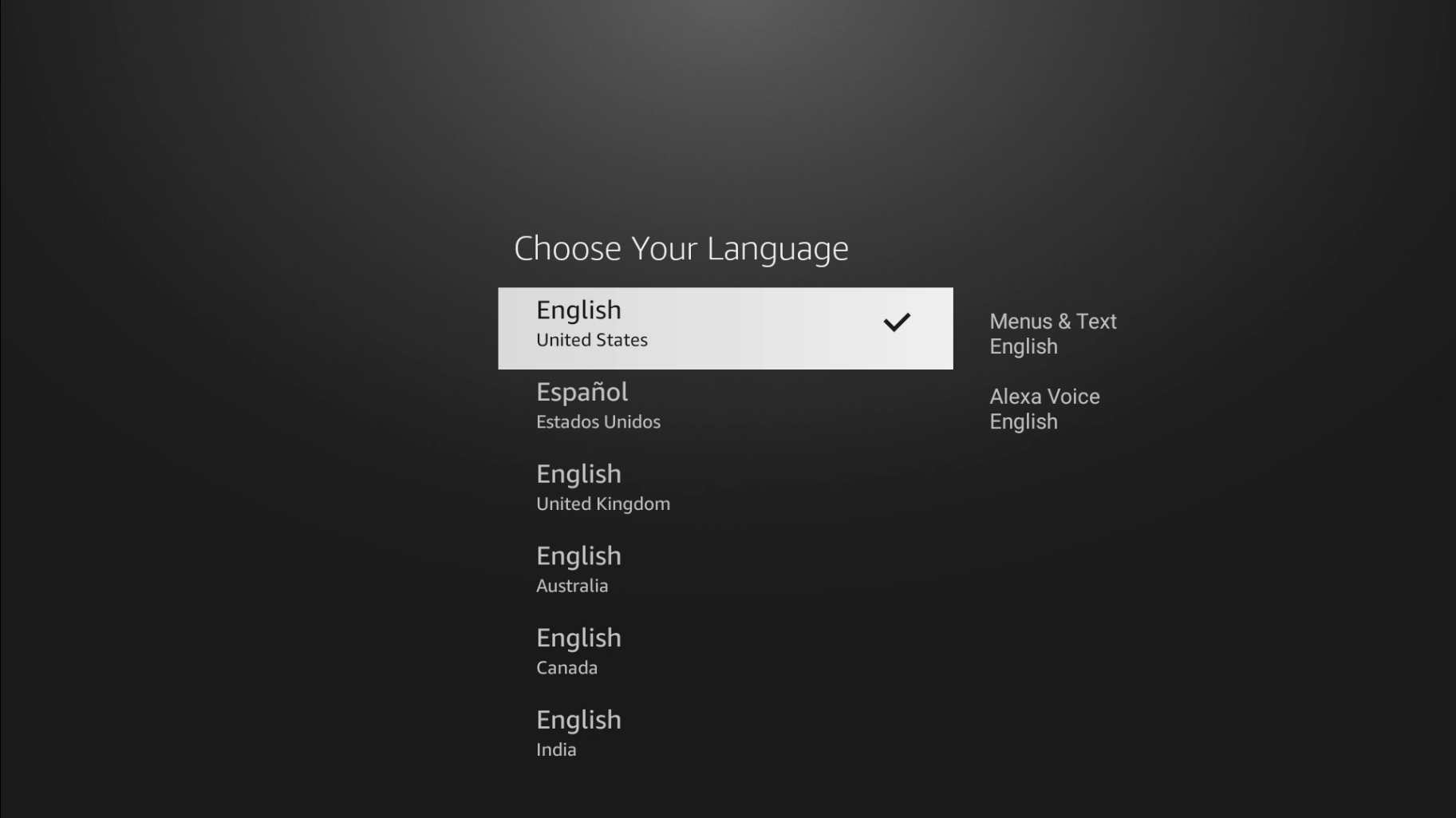 Select Language